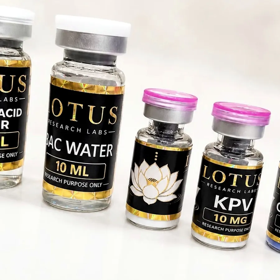 Lotus vial lineup