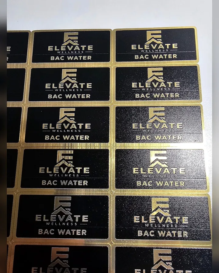 Elevate black & gold sheet