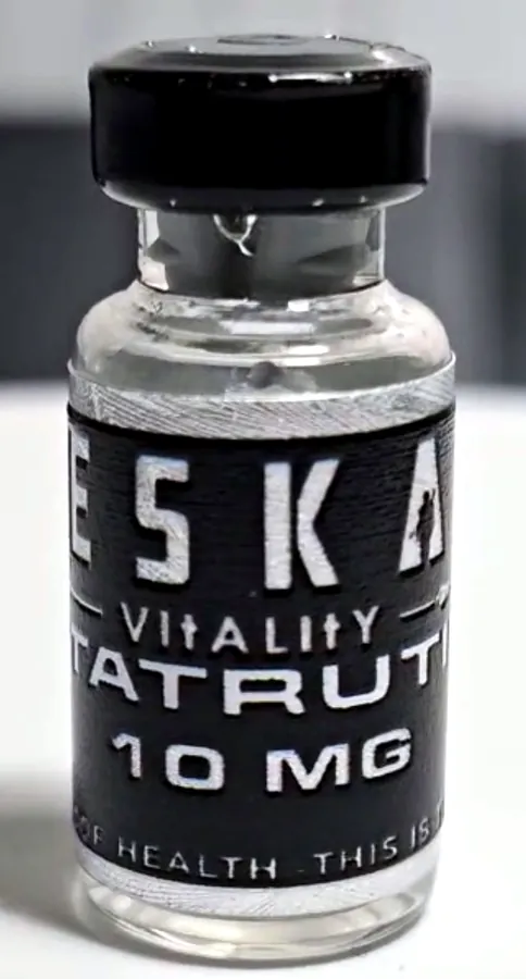 Beskar black & white vial