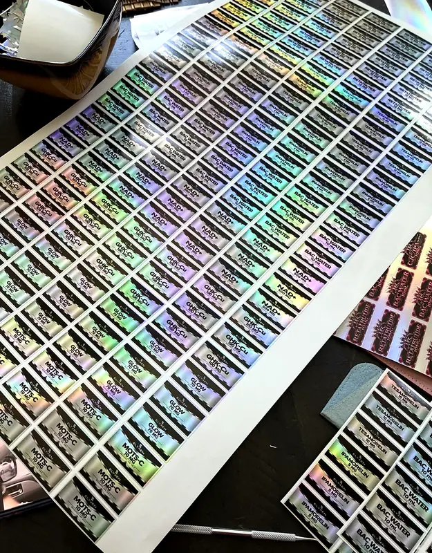 Full holographic sheet
