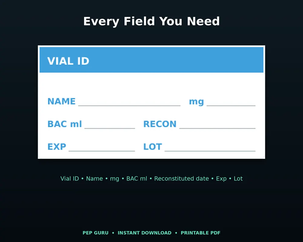 Label mockup