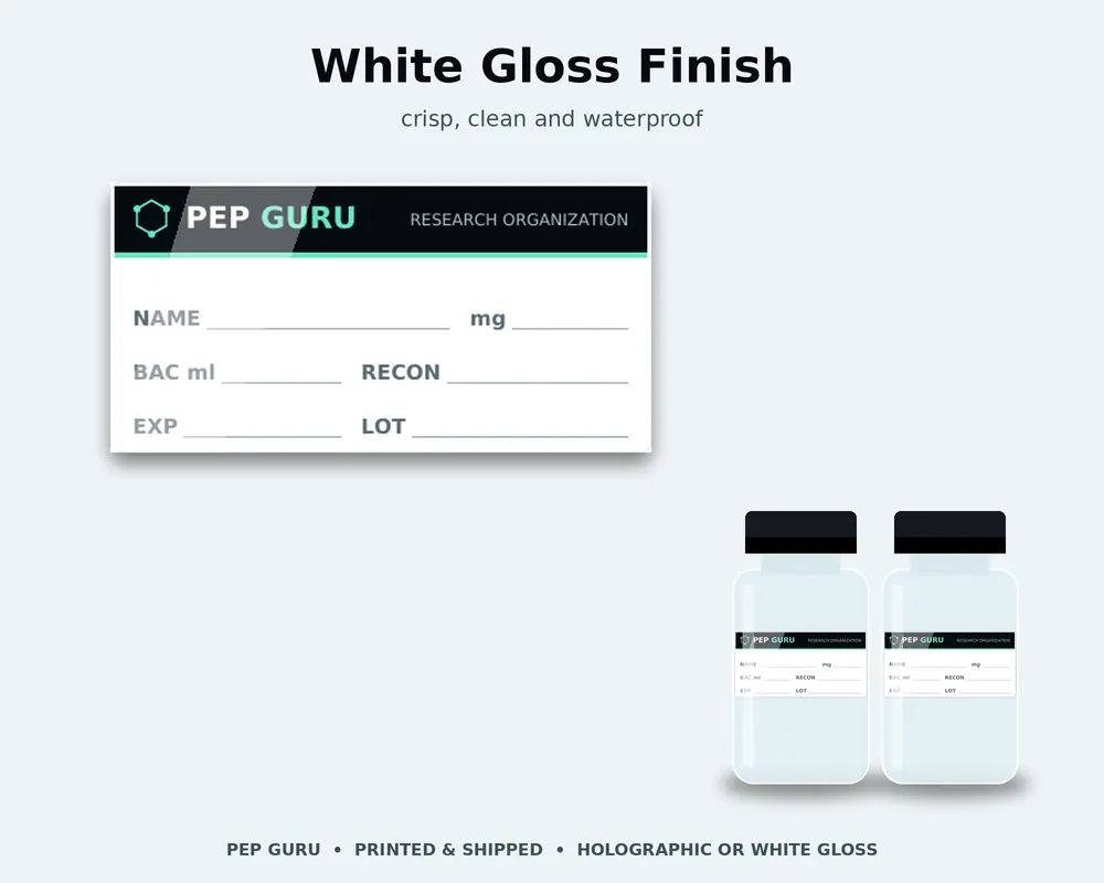 Label mockup